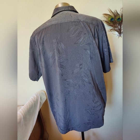 NWOT Men's Van Heusen Dark Gray Button Down Dress Shirt 🔘 (Large) 16-16.5 🖤🩶 - Picture 2 of 16